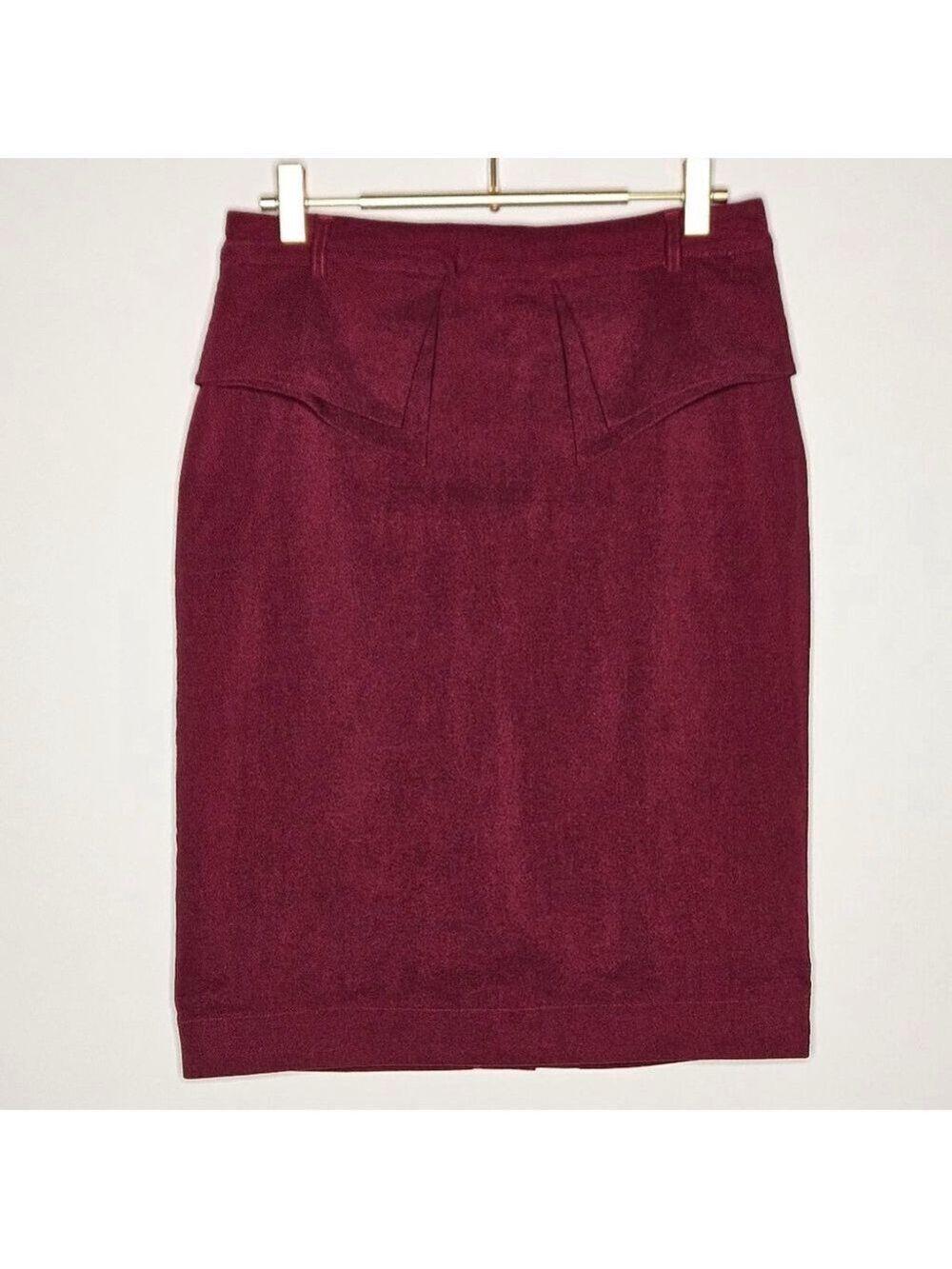 TEMP Skirt Womens Size 12 Small Burgundy Red Cocktail Skirt